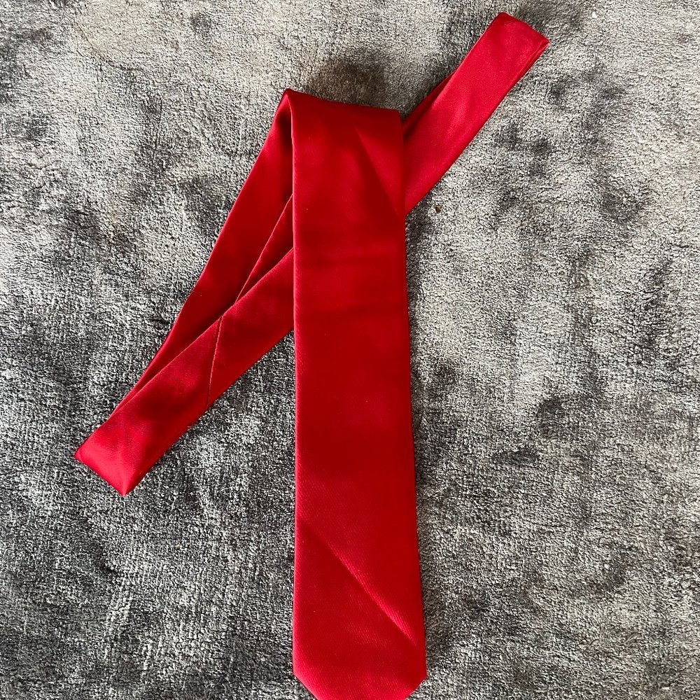 Geoffrey Beene Red Tie (Red) Size Unisex